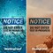Signmission Do Not Enter Test In Progress OSHA Notice Sign, Plastic, 14in W x 10in L, 2PK OS-2PACK-NS-P-1014-L-11225 - alternate 3